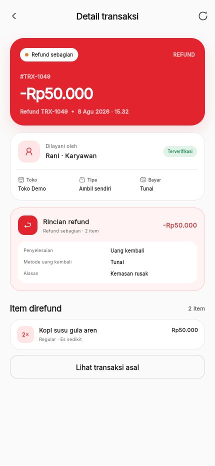 Refund Kasora Mobile
